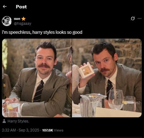 Harry Styles wows in wedding look as romance with Zoe Kravitz heats up