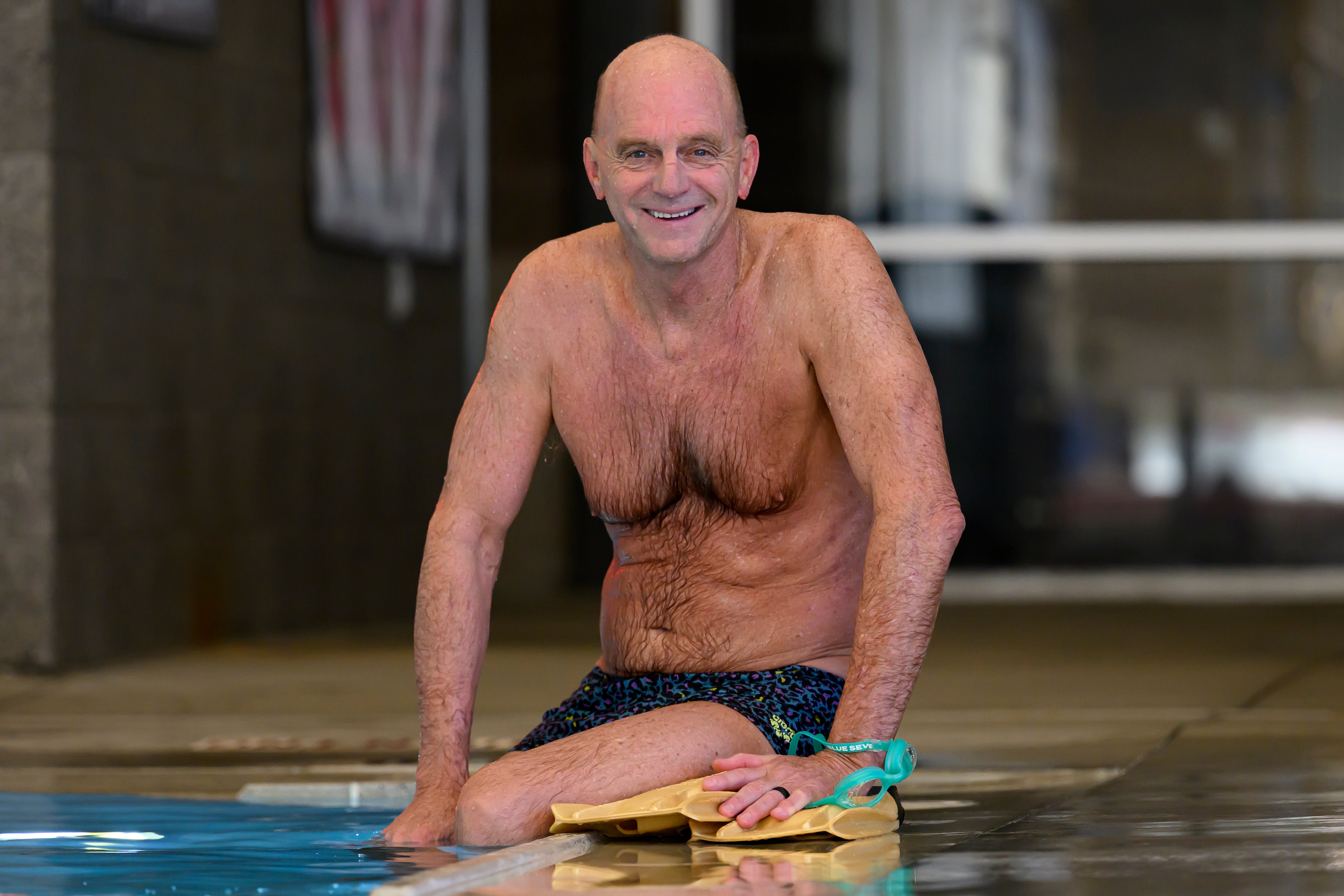 ‘I really don’t like to swim, but I love the feeling of being done’ admits Gaines