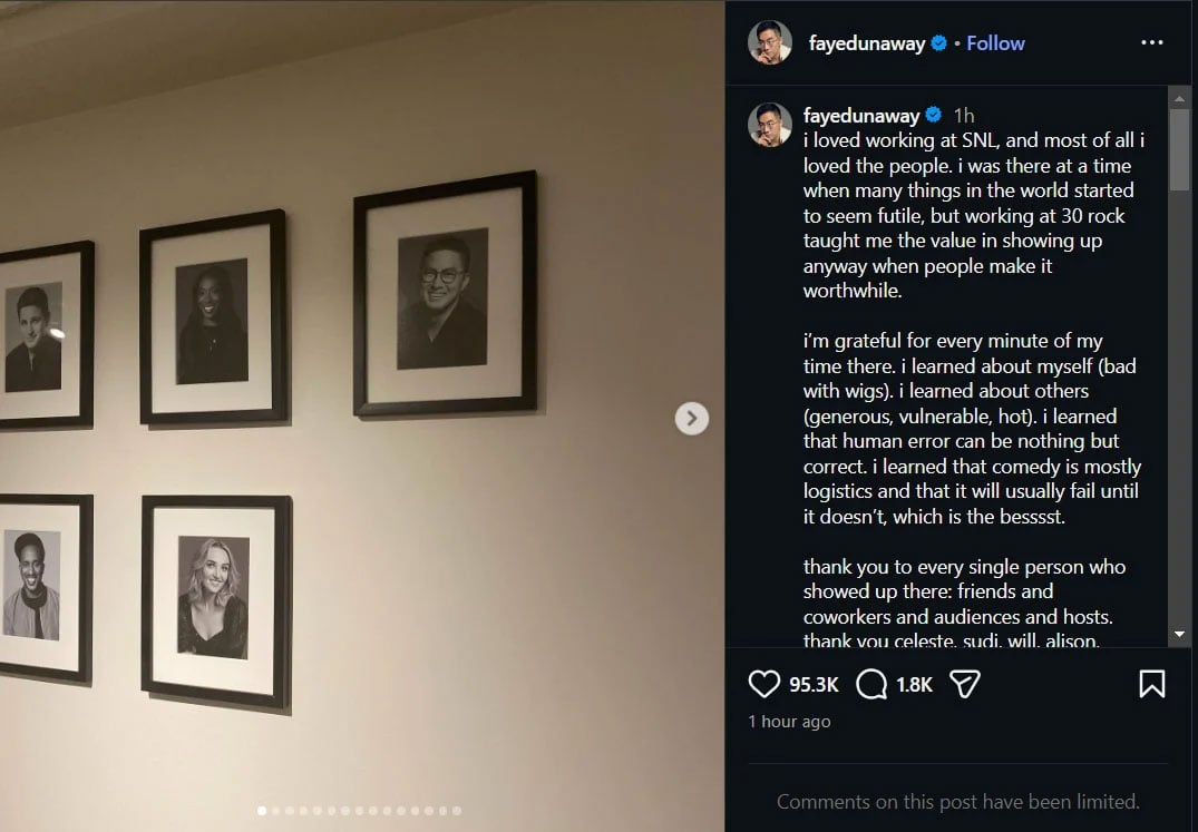 Bowen Yang bids Saturday Night Live goodbye with tears in eyes