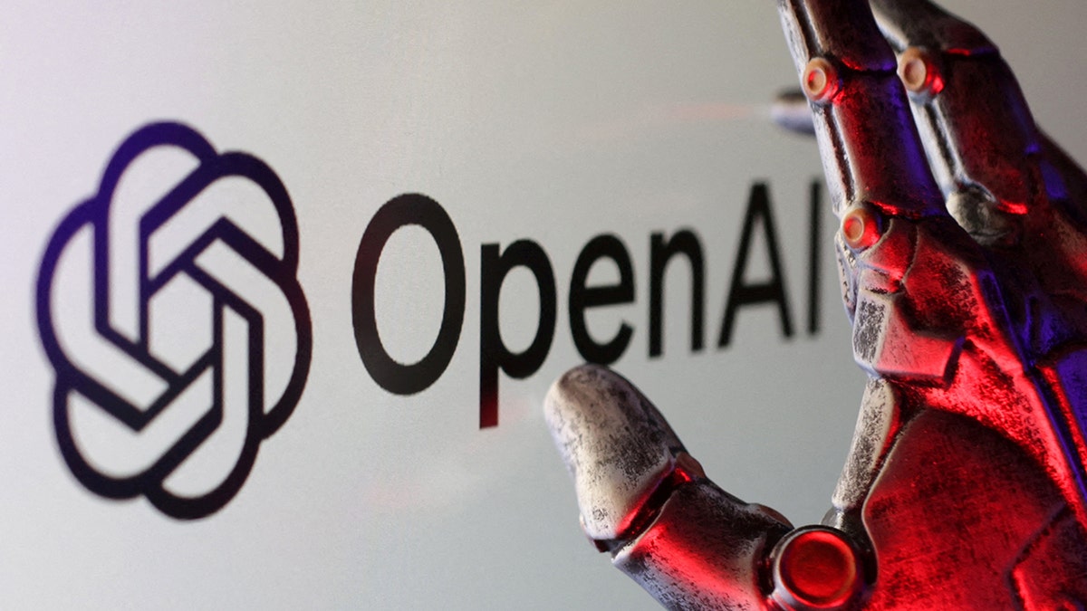 Illustration shows OpenAI logo